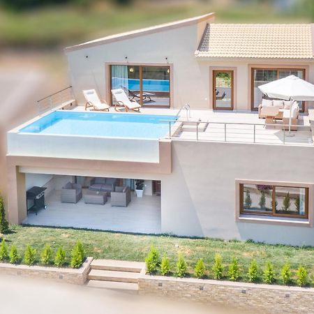 Villa Vasillis-Heated Swimming Pool With Infinity View Βιταλάδες Εξωτερικό φωτογραφία