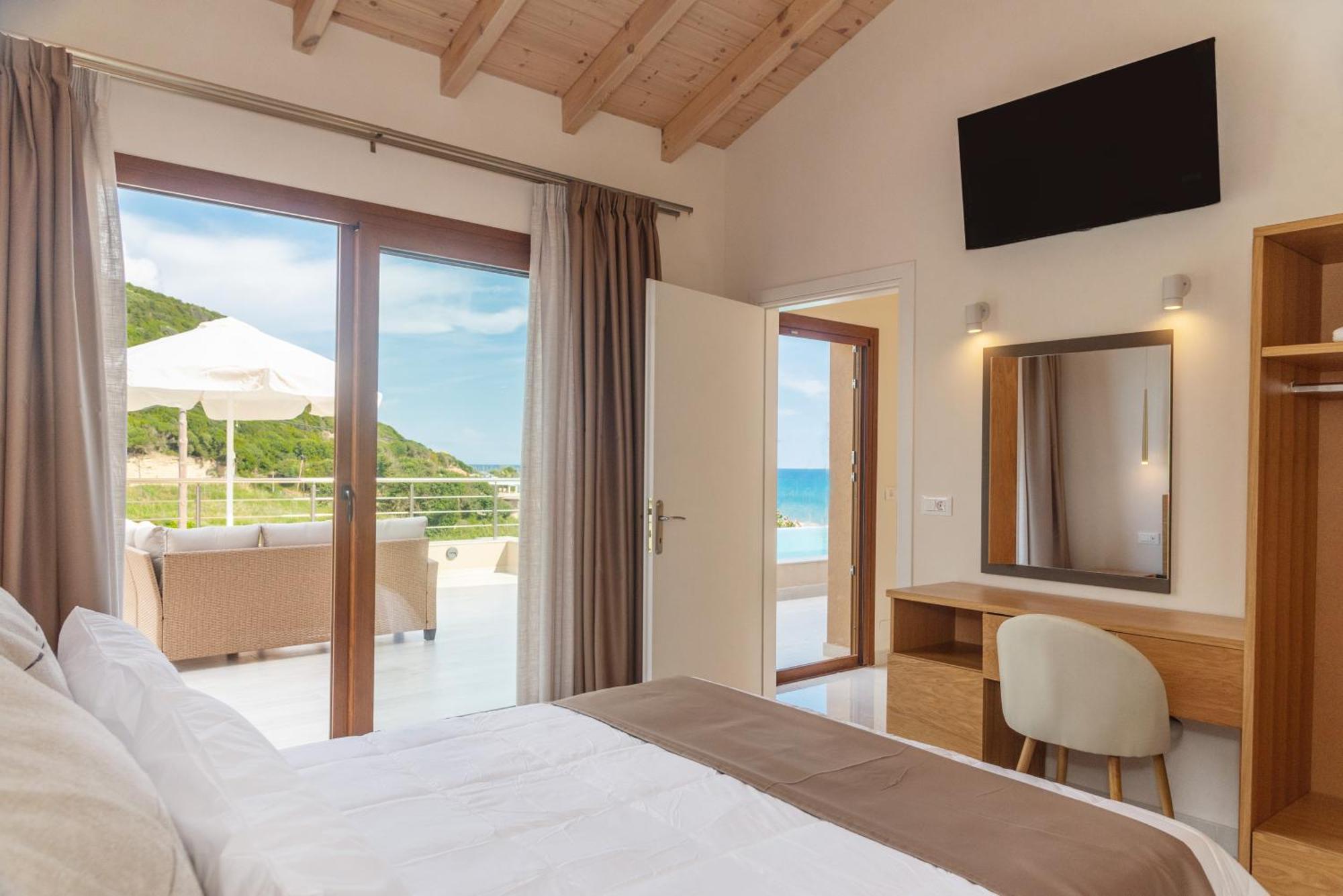 Villa Vasillis-Heated Swimming Pool With Infinity View Βιταλάδες Εξωτερικό φωτογραφία